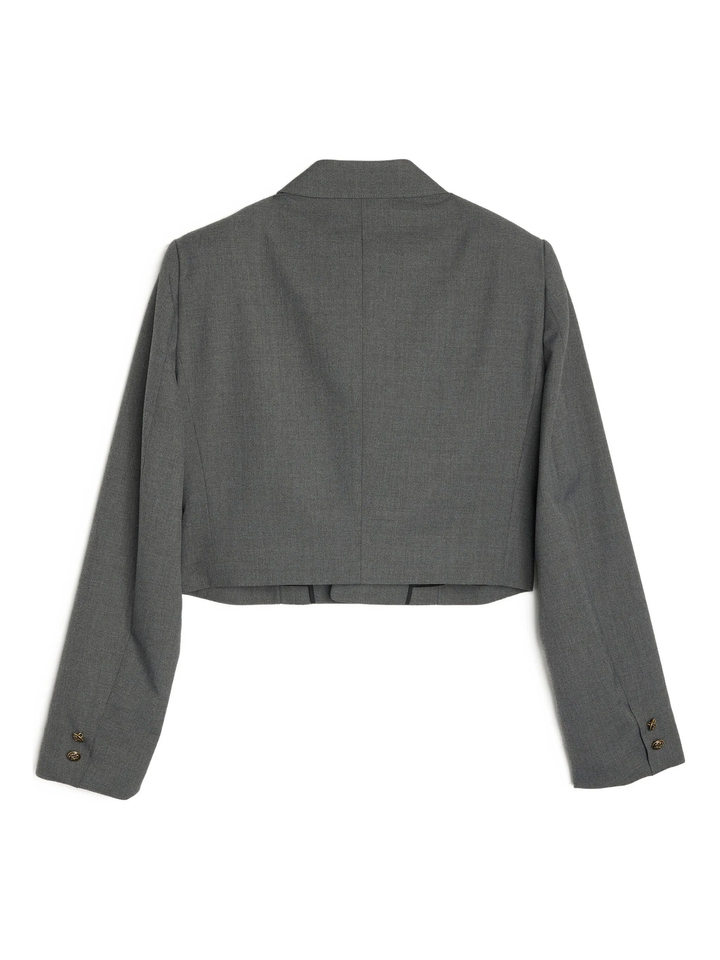 Wool Polyester Doeskin Serge Jacket