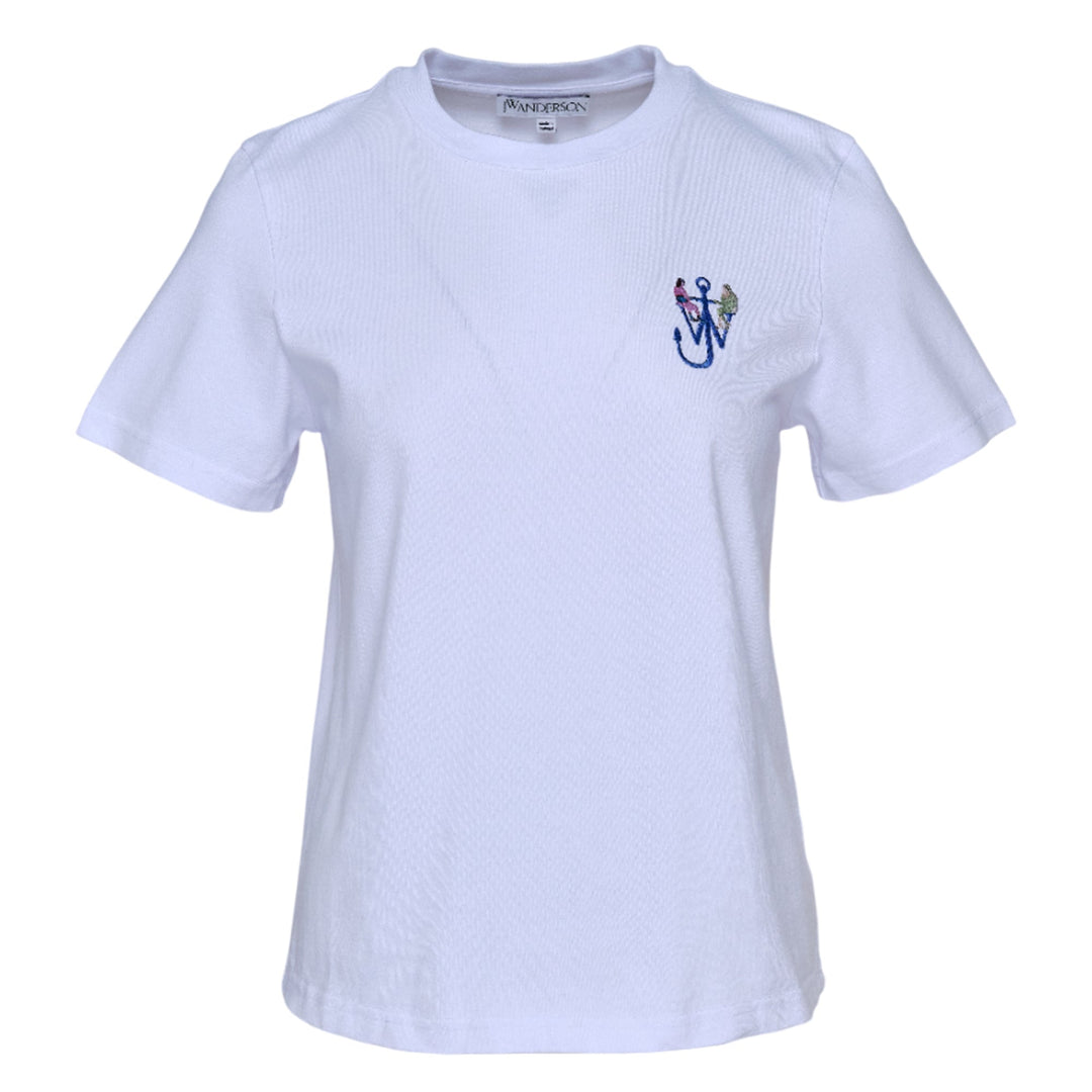 Anchor Embroidery Back Print Tee