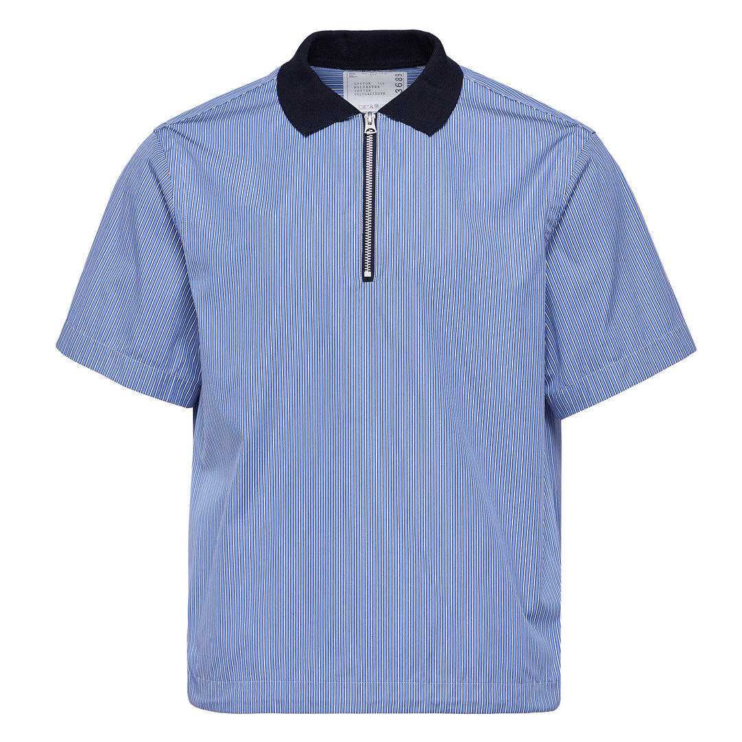 Cotton Poplin Polo Shirt