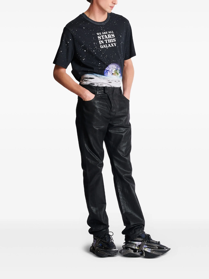 Regular Denim Shiny Black