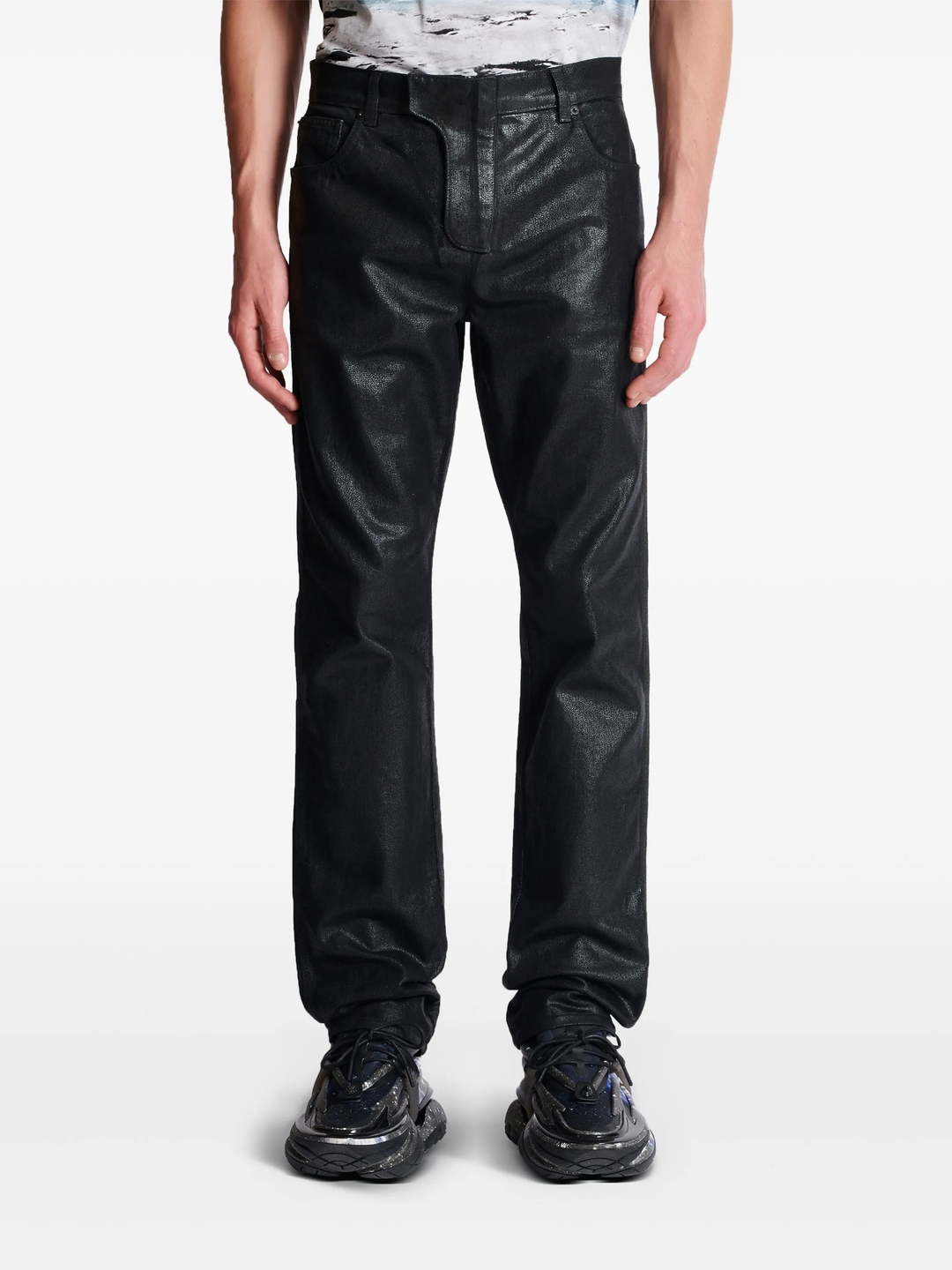 Regular Denim Shiny Black