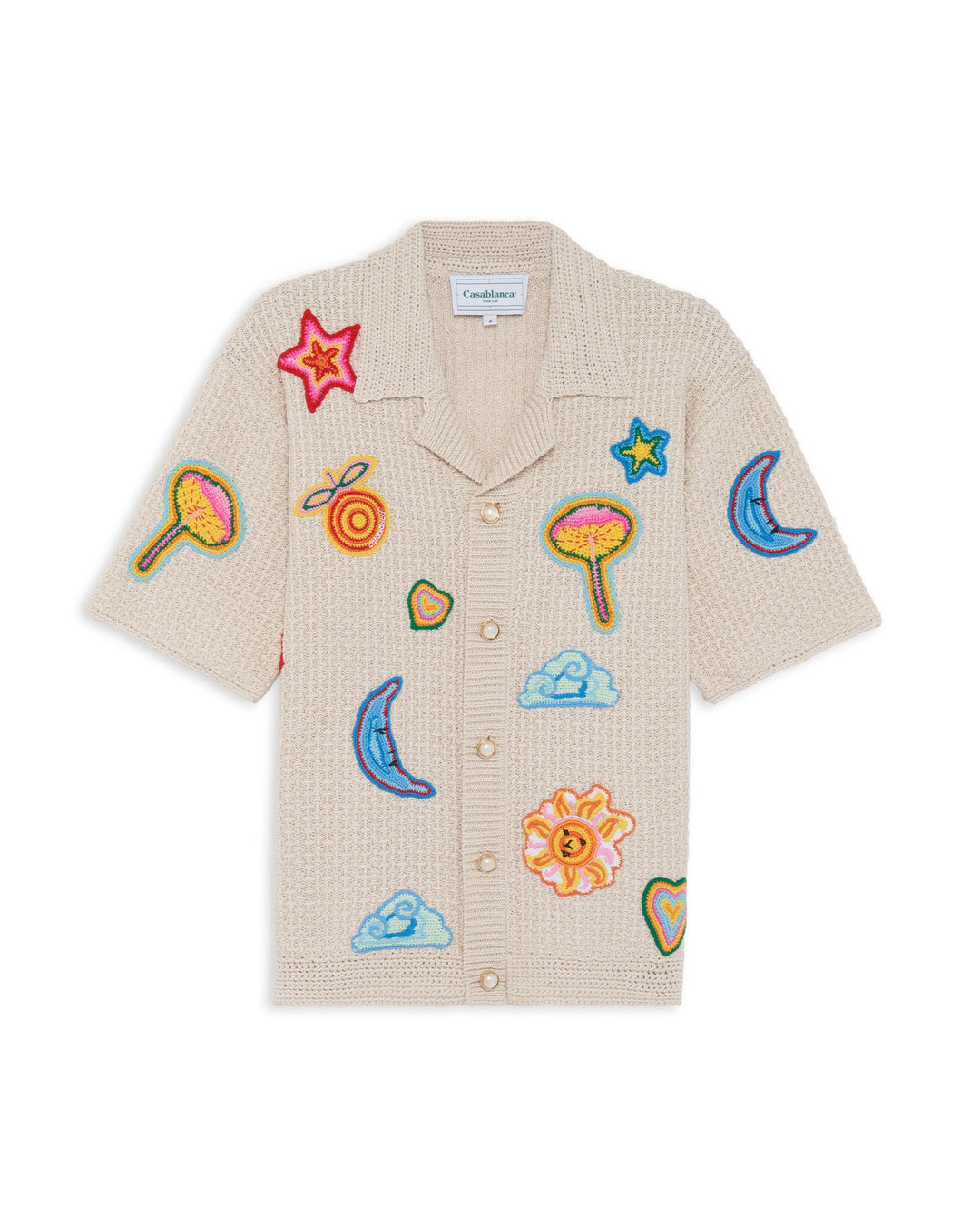 Crochet Shirt With Patches