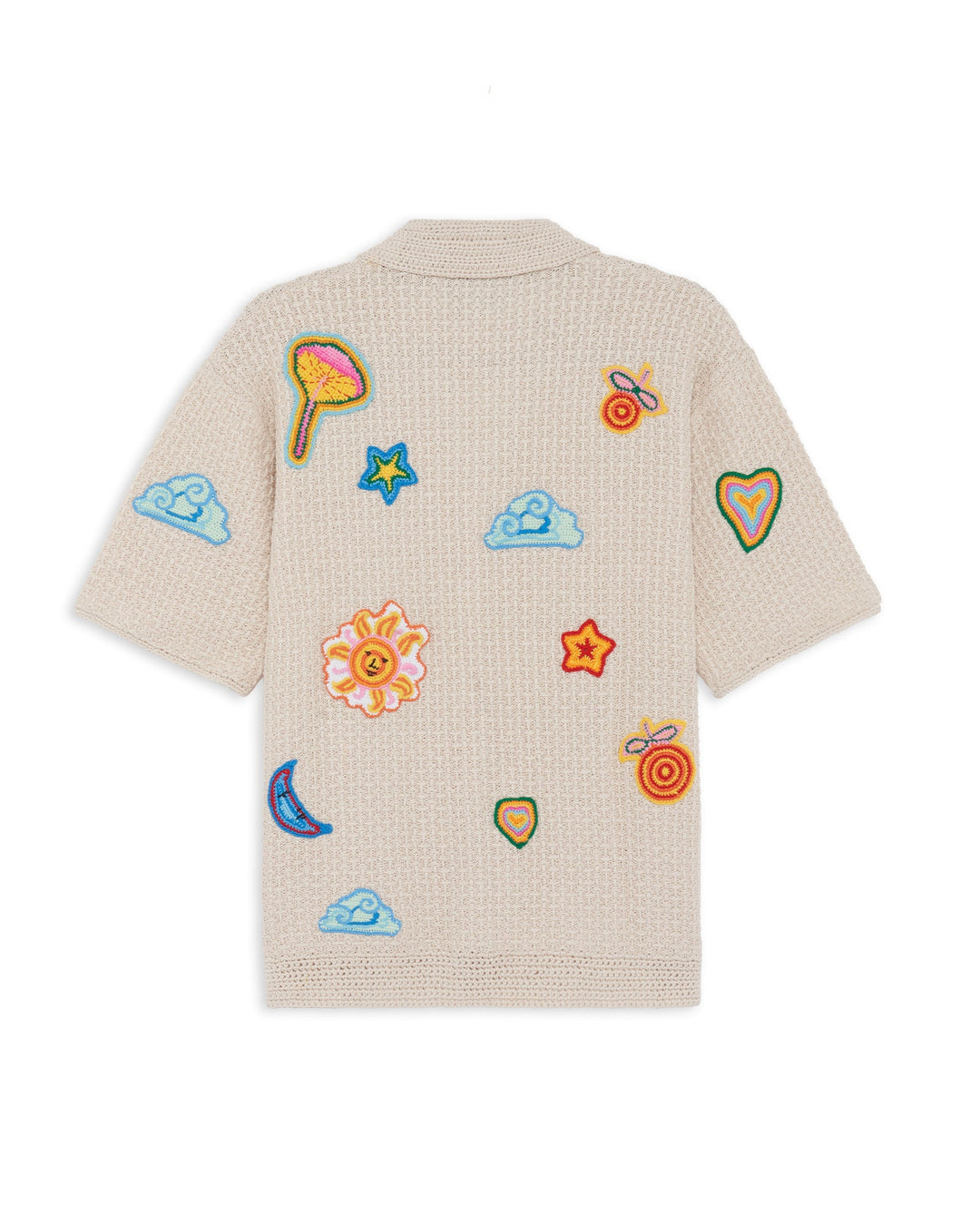 Crochet Shirt With Patches