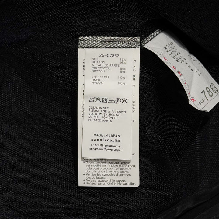 Emblem Double-Faced Silk Cotton Jacket