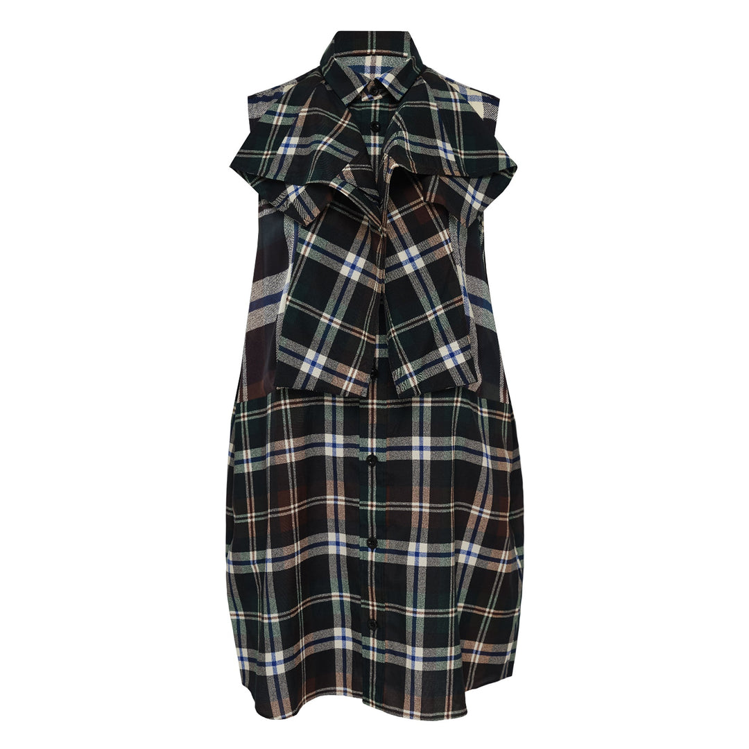 Plaid Print Dress