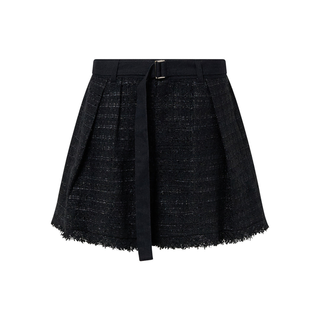 Retail Exclusive Denim X Tweed Shorts