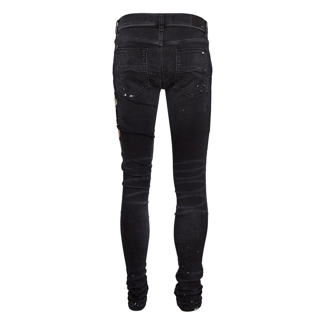 Vintage Patch Skinny Jeans
