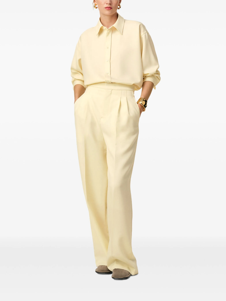 Back Slit Oversized Shirt