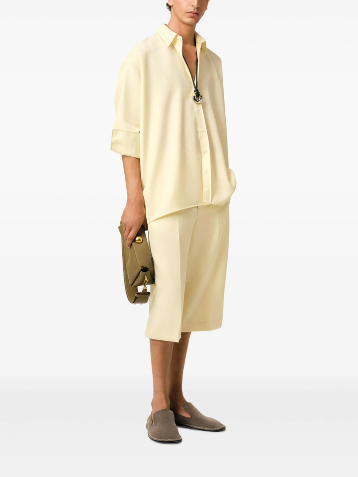 Back Slit Oversized Shirt