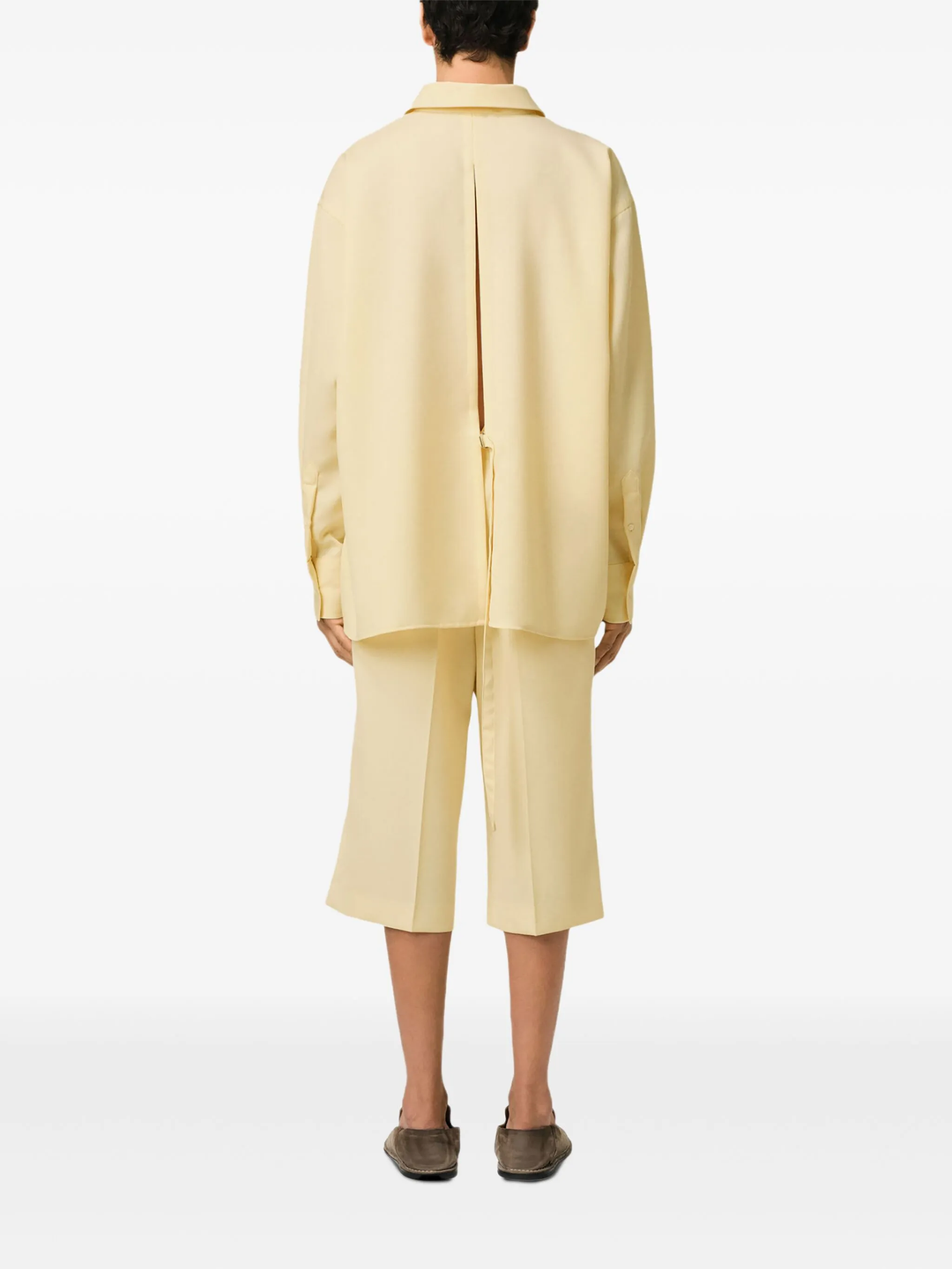 Back Slit Oversized Shirt