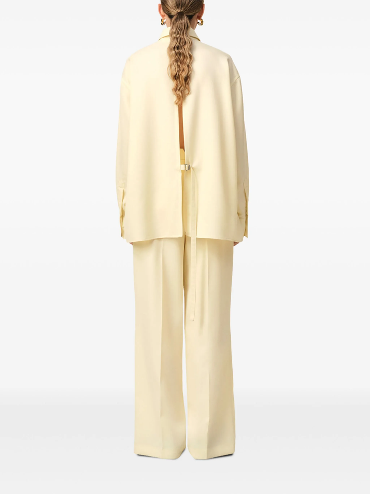 Back Slit Oversized Shirt