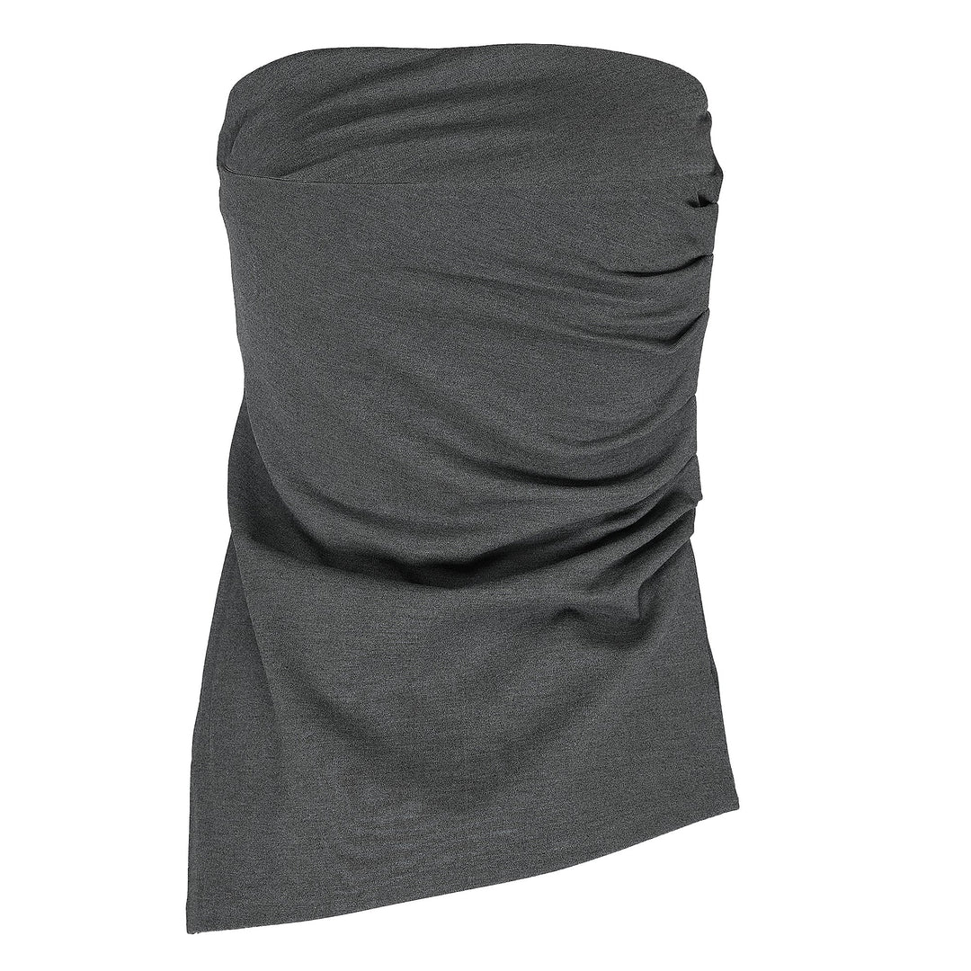 Irina Shirred Strapless Top