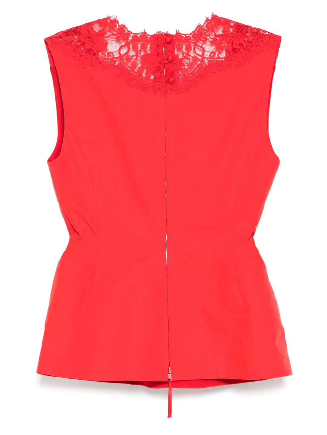 Red Sleeveless Top