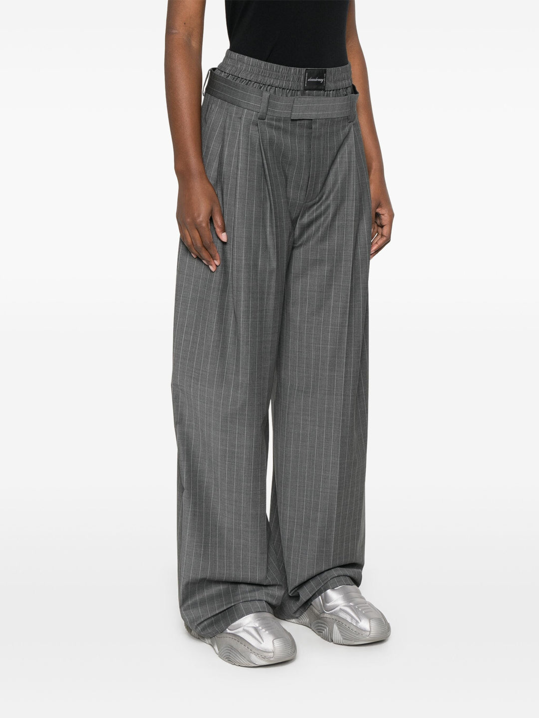 Pre-Styled Pleated Trouser With Boxer Waistband