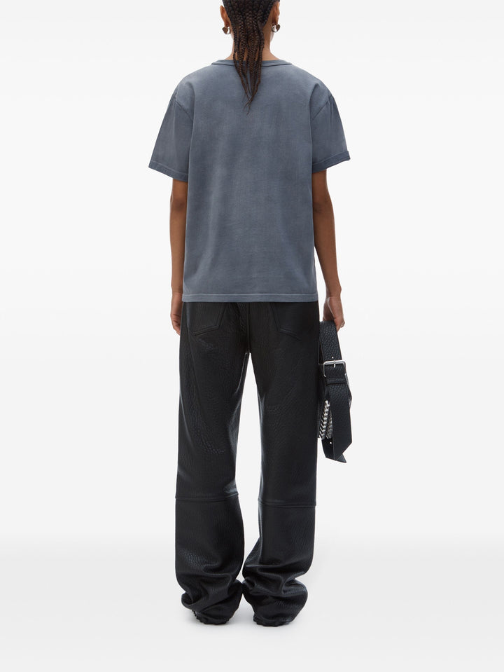 Puff Logo Tee In Cotton Jersey