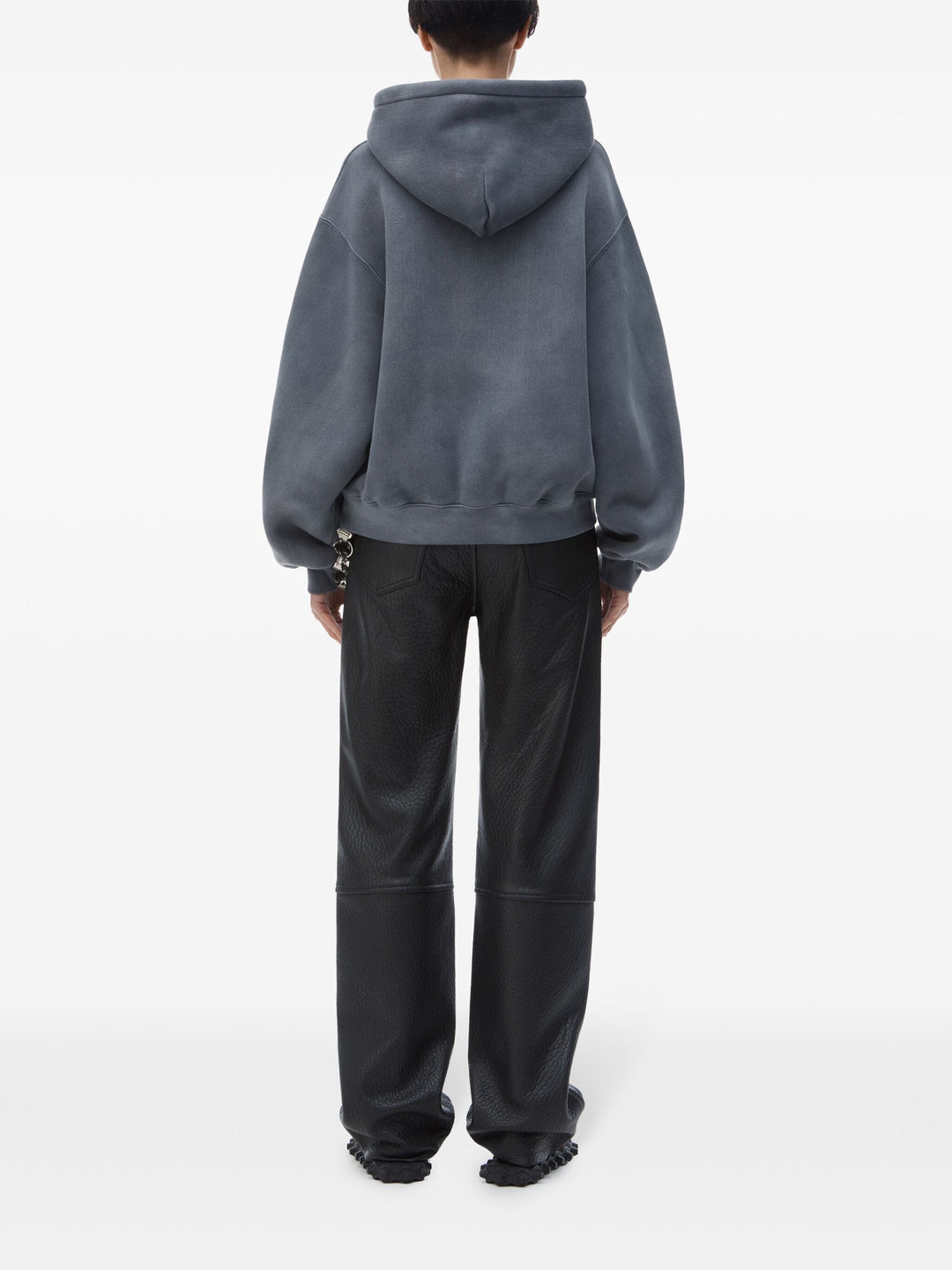 Puff Logo Hoodie In Structured Terry