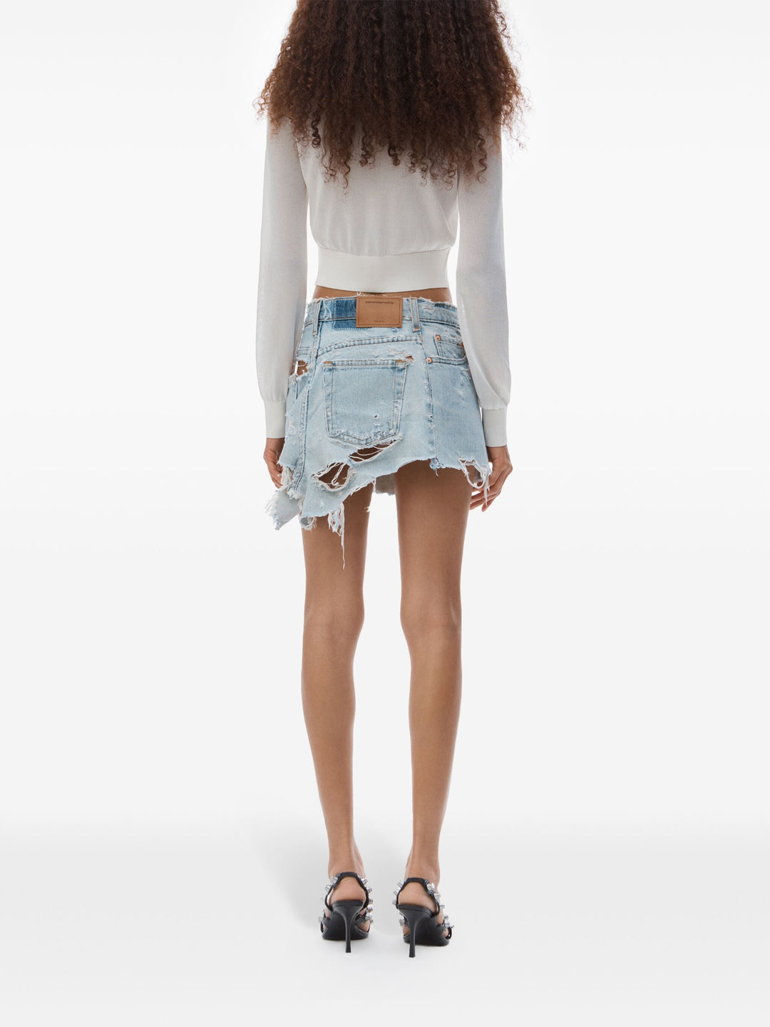Logo-Embroidered Cropped Cardigan In Viscose