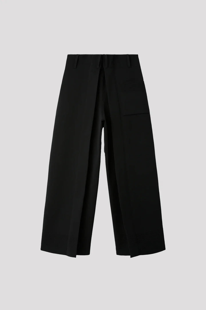 Milan Crease Wide Straight Pants