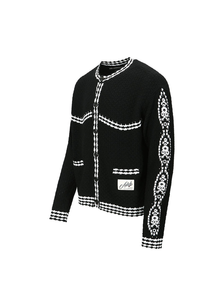 Fantasia Round-Neck Cardigan