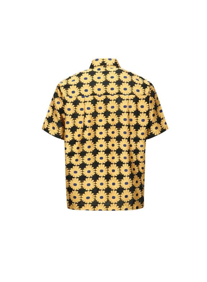Sheer Flower Shirt