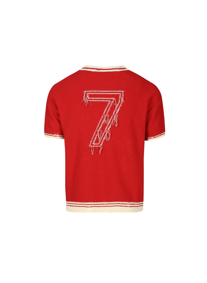 Football Short Sleeve Sweater