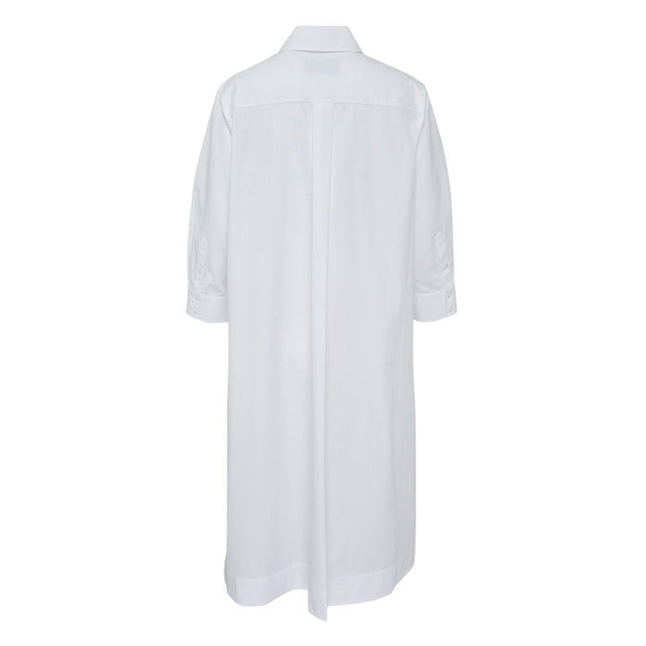 Long Masculine Button Packet Dress