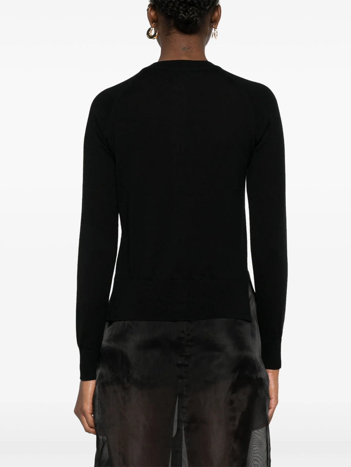 Carnation Detail Long Sleeve Cardigan