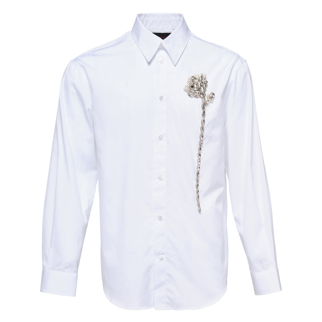 Classic Shirt With Turbo Embroidery