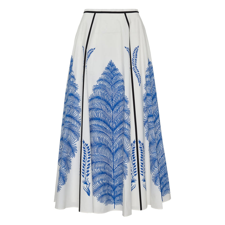 Popeline Printed Skirt