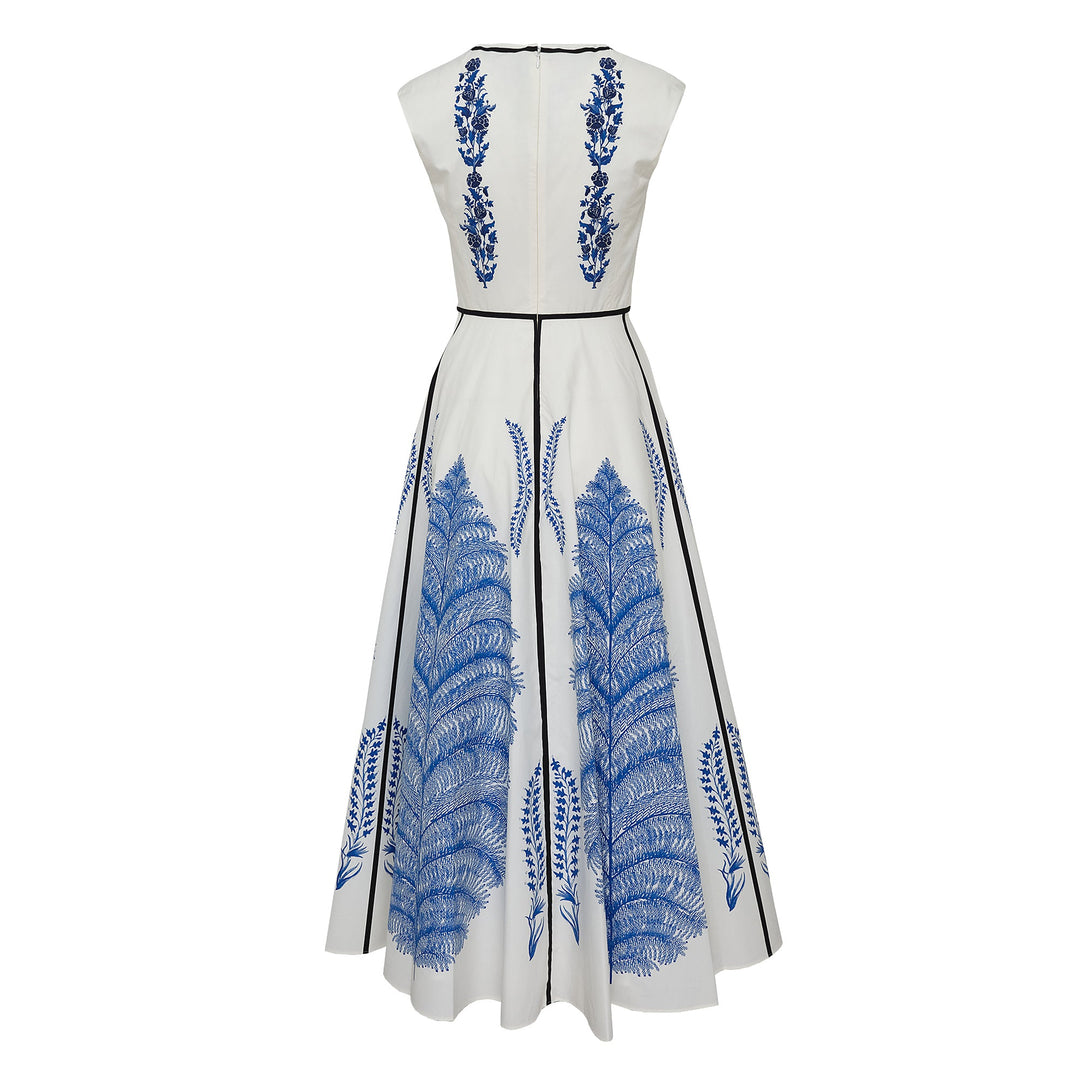 Popeline Printed Dress