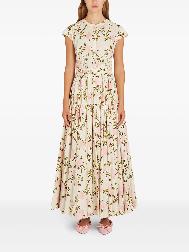 Popeline Printed Dress