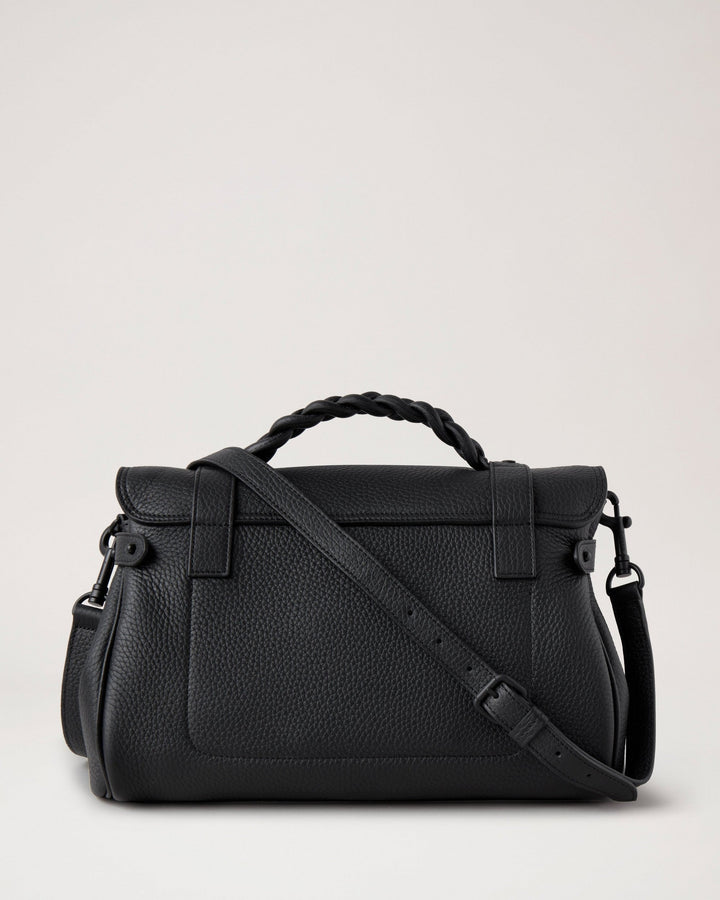 Alexa Black Heavy Grain Leather