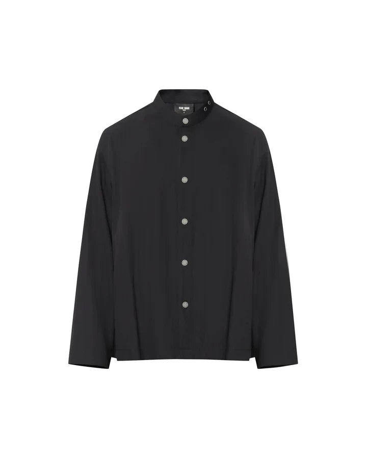 Banded Collar Shirt