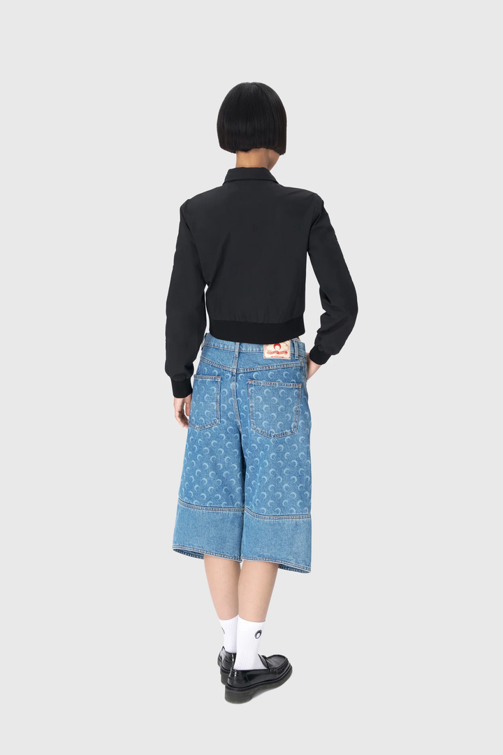 Moon Laser Denim Bermudas