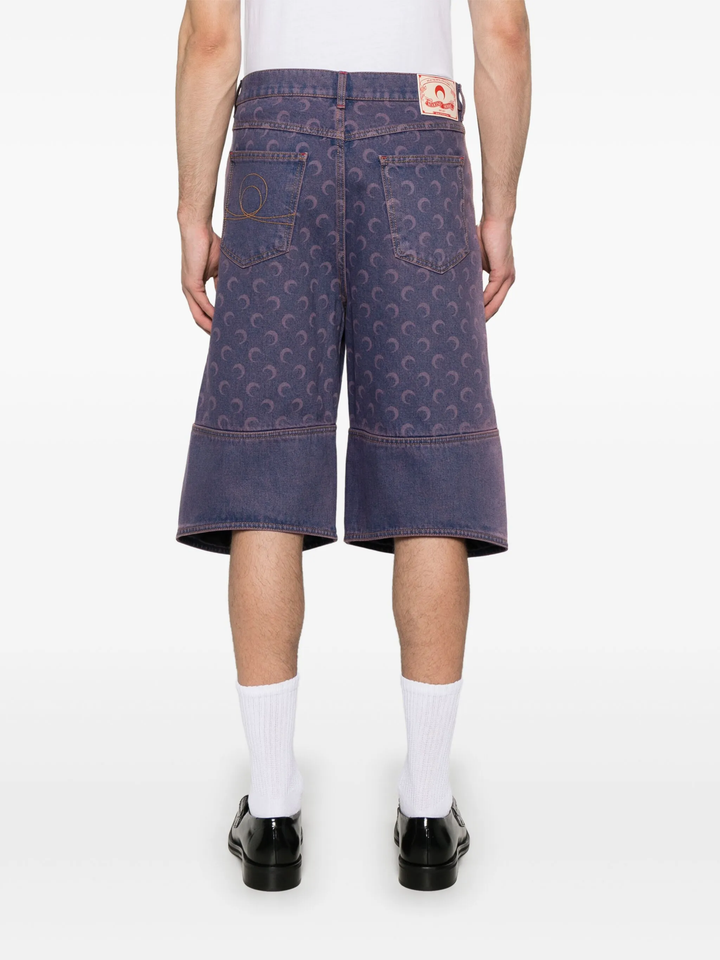 Moon Laser Denim Bermudas