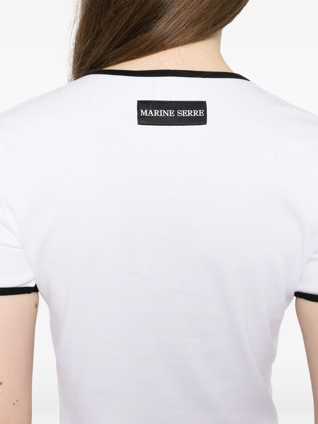 Moon Logo Jersey Cropped Top