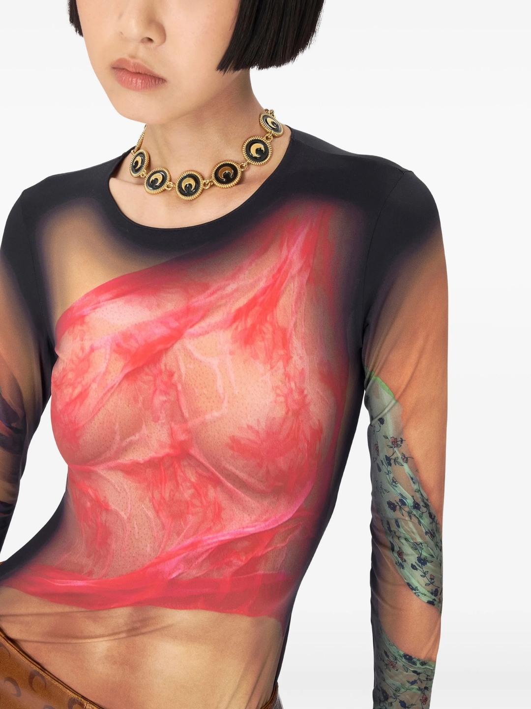 Recycled Draped Statue Jersey T-Shirt