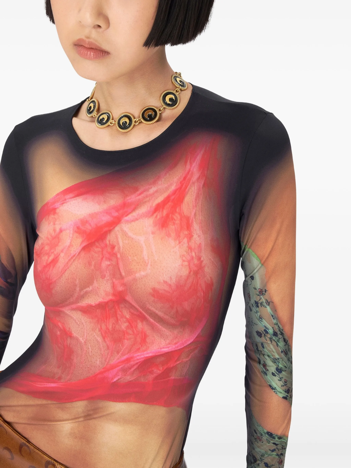Recycled Draped Statue Jersey T-Shirt