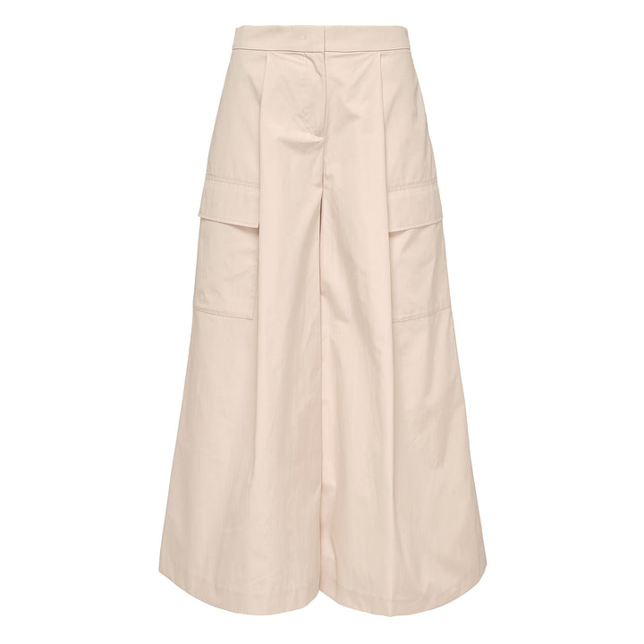 Sheen Cotton Taffeta Cargo Pants