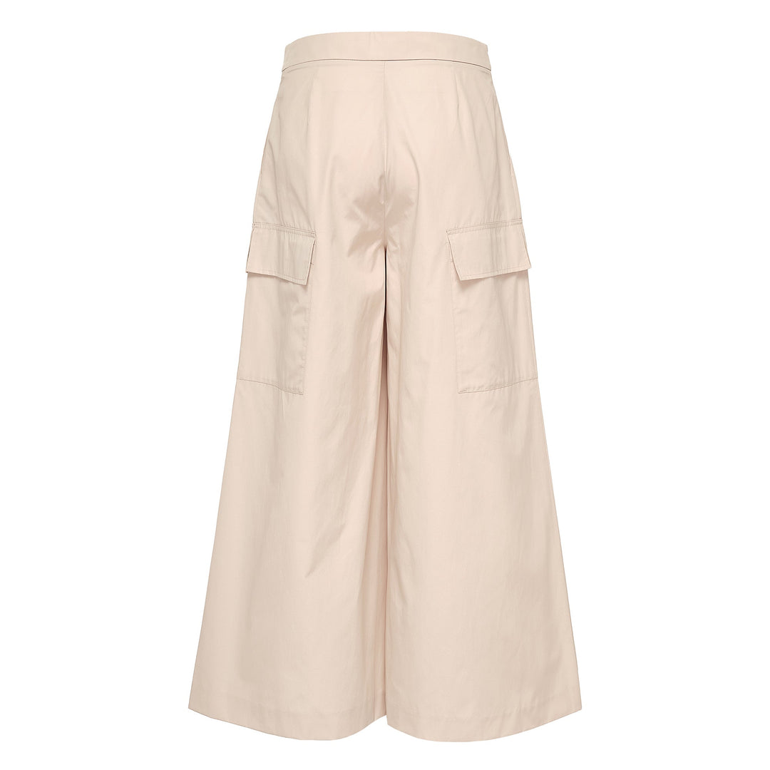 Sheen Cotton Taffeta Cargo Pants