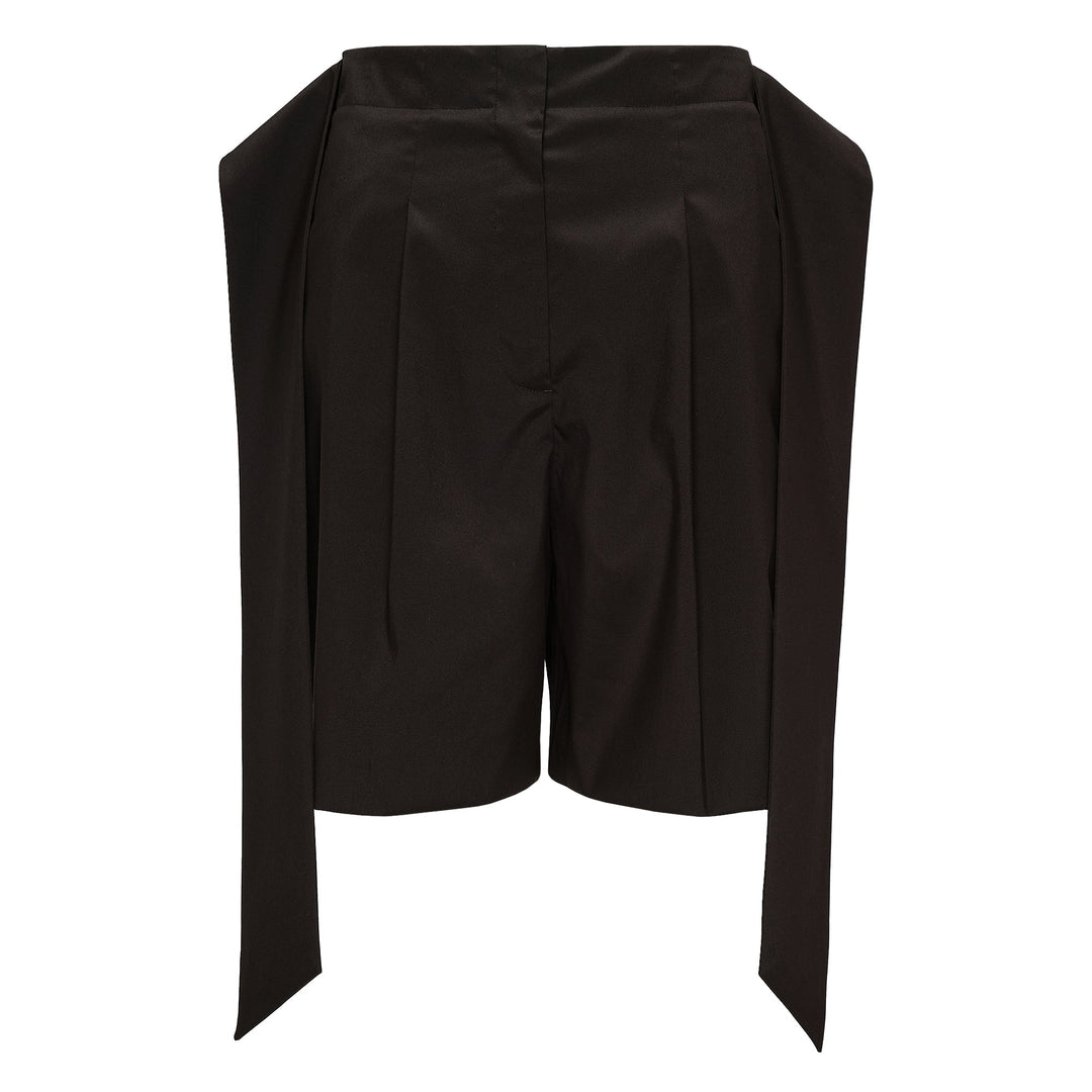 Sheen Cotton Poly Stretch Tie Shorts