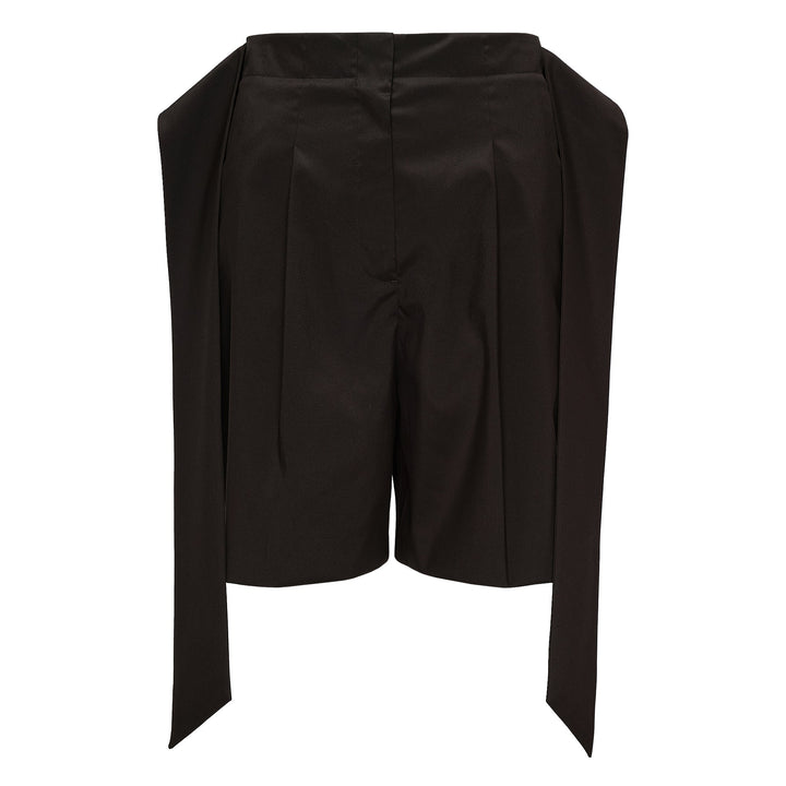 Sheen Cotton Poly Stretch Tie Shorts