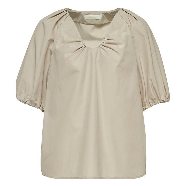 Sheen Cotton Taffeta Top