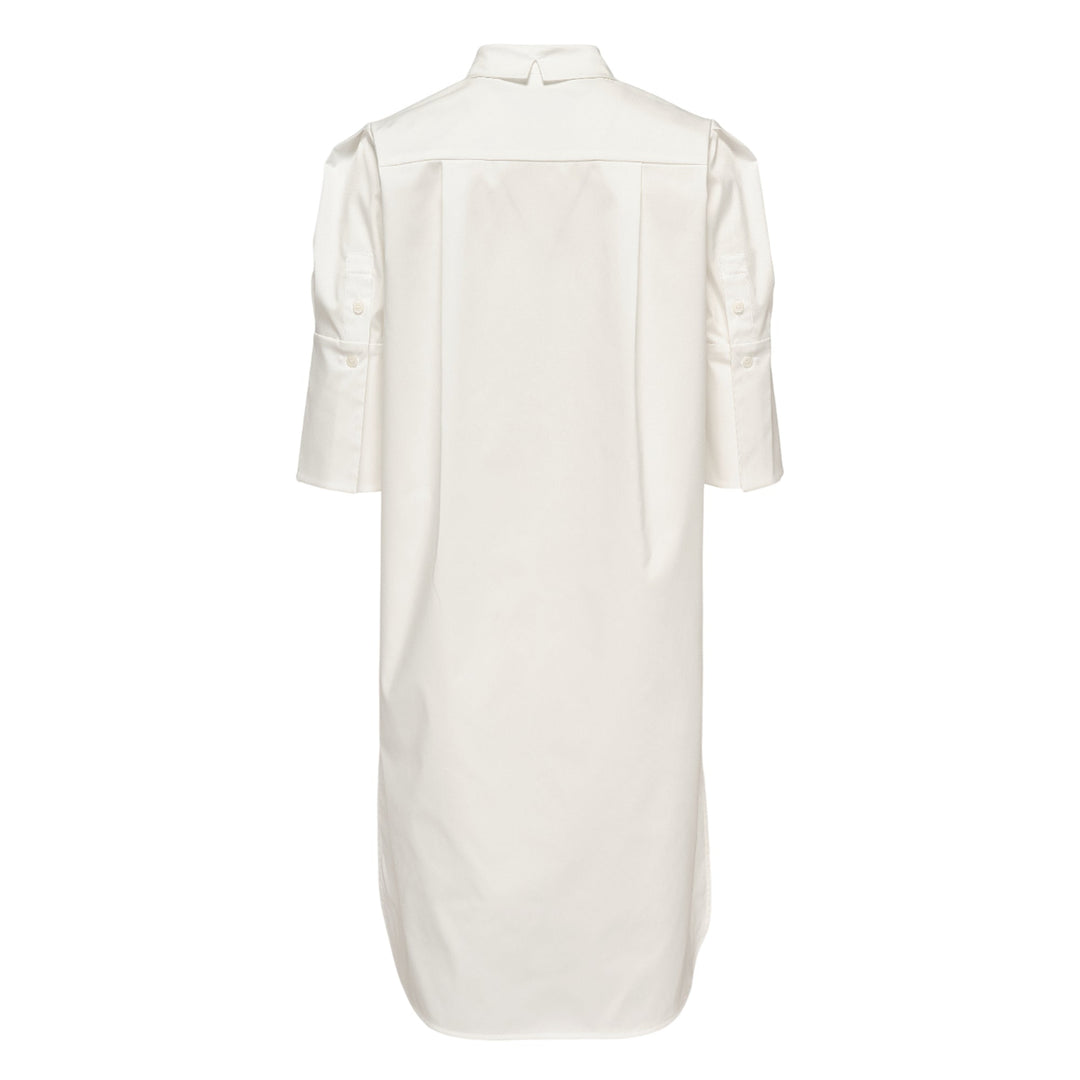 Sheen Cotton Poly Stretch Cuff Dress