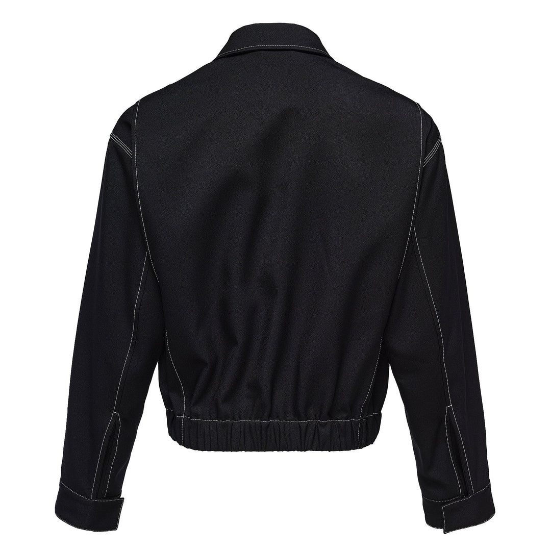 Regular Fit Blouson Contrast Stitch