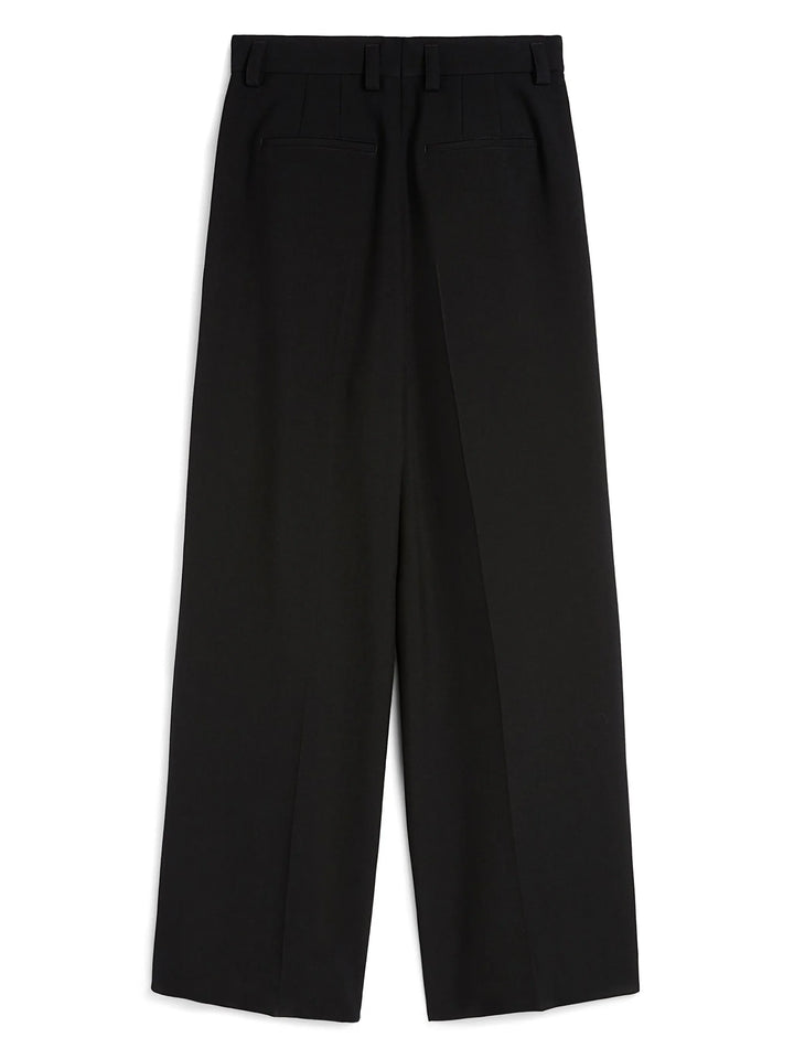 Pleated Pants Fluid Silk And Viscose
