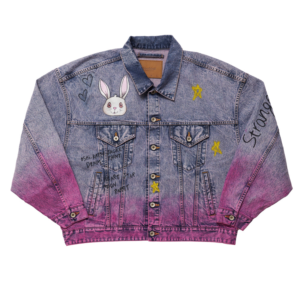 Anime Hand-Painting Denim Jacket