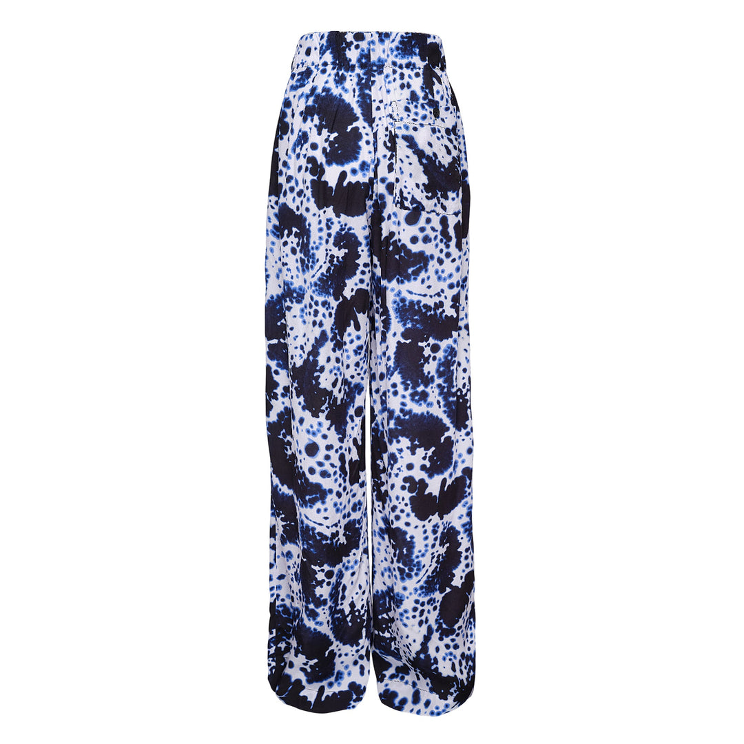 Wide Leg Elasticated Trousers