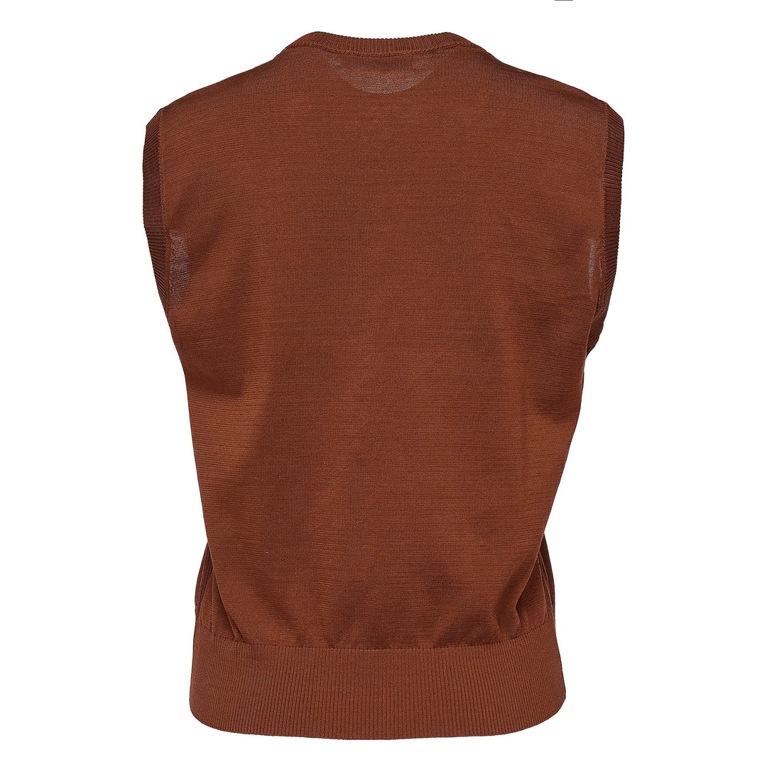 Buttoned Short Sleeve Knit Top