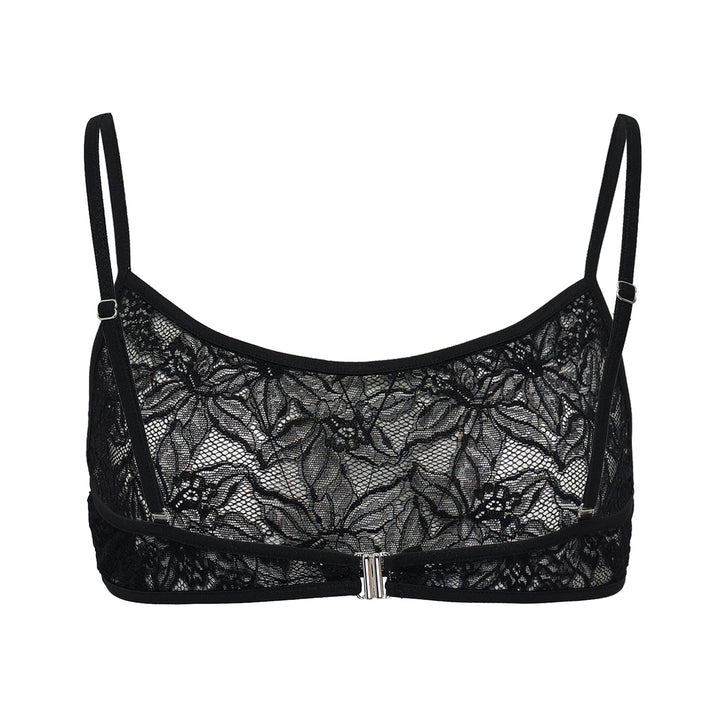 Stretch Lace Polyester Top